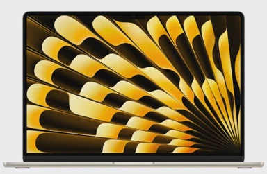 APPLE Laptop MacBook Air (2024) / M3 8C/10G, 8GB, 512GB, 15.3", 2880x1864, macOS, starlight, IT tipkovnica